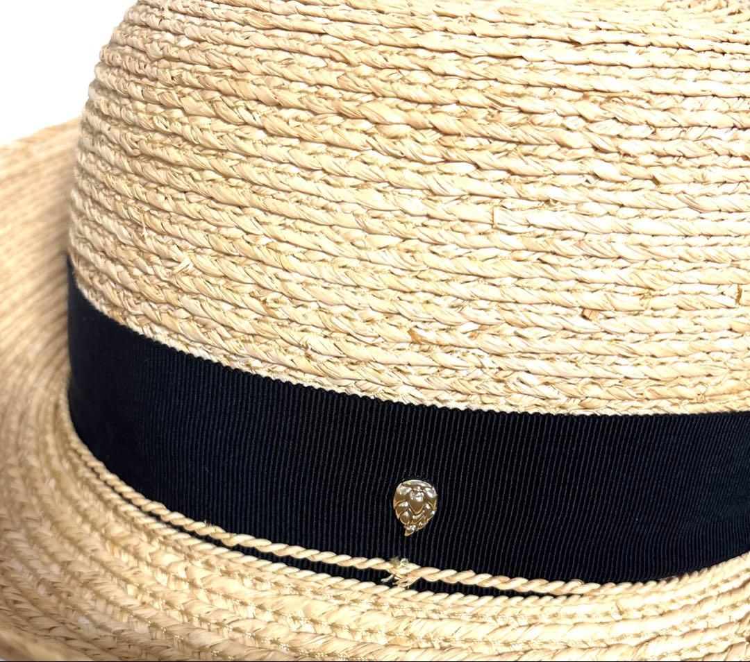 【未使用タグ付き】ヘレンカミンスキーNEWPORTSB 麦わら帽子 ナチュラル