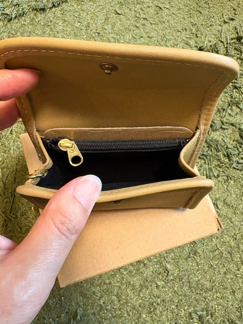 COACH ベージュ キーケース カラビナ付き　未使用