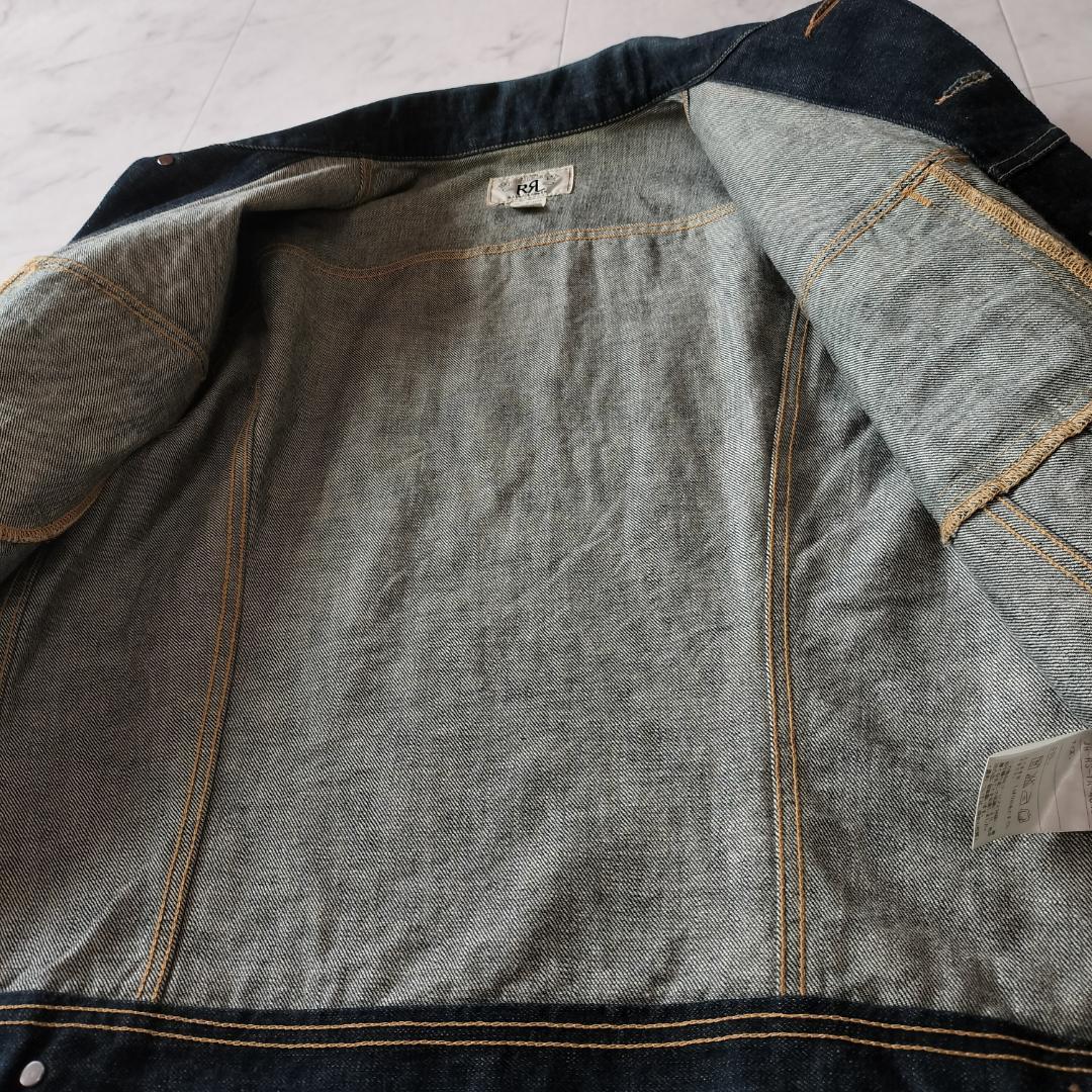 希少 RRL 00s デニムジャケット L 白タグ Lee 101J 短丈日本製