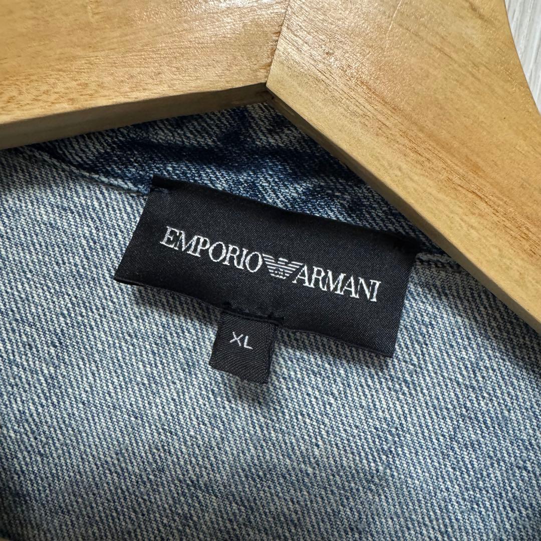 Emporio Armani エンポリオアルマーニ ダメージ　デニムジャケット