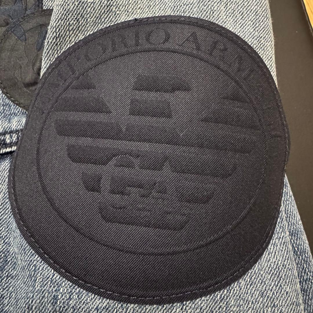 Emporio Armani エンポリオアルマーニ ダメージ　デニムジャケット