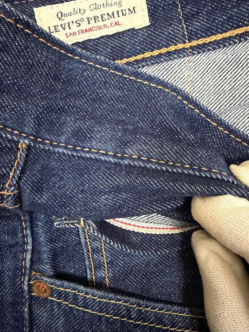 Levi’s リーバイス デニムセットアップ 濃紺 トラッカージャケット 赤耳