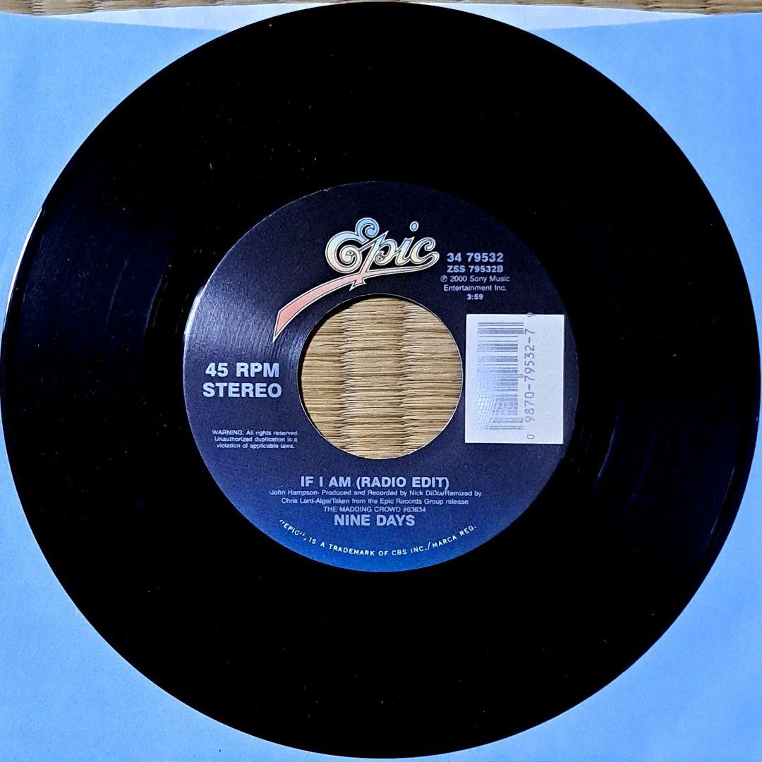 Nine Days Absolutely 7インチ　レコード　ジューク盤