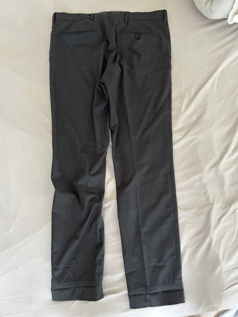 スーツ prada archive wool slacks grey