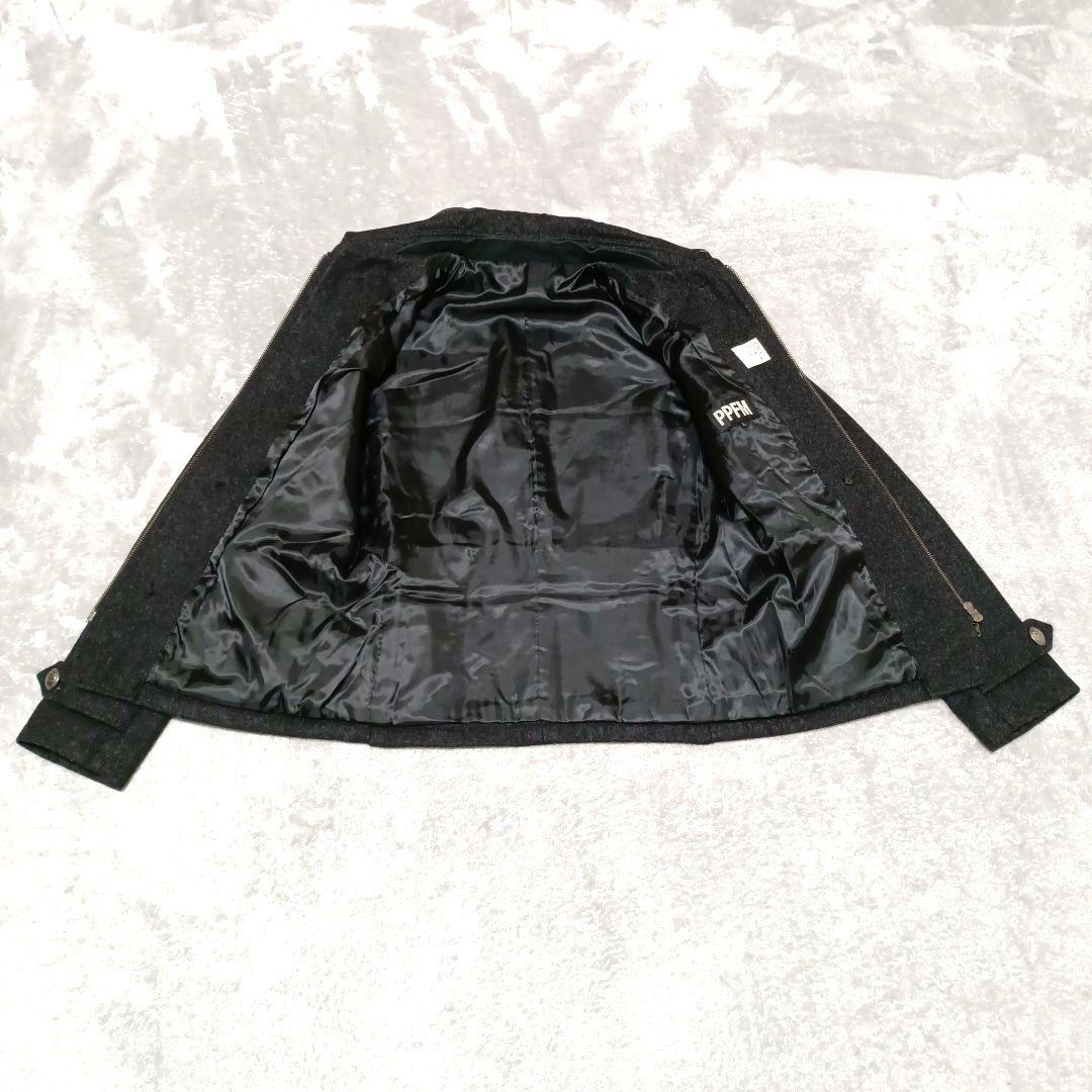 PPFMナポレオンジャケットLサイズ黒メンズ銀ボタン秋冬アウター