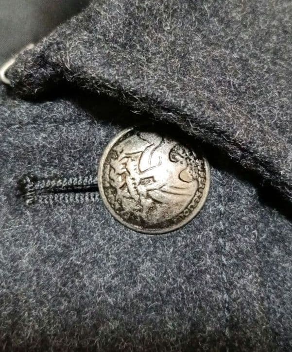 PPFMナポレオンジャケットLサイズ黒メンズ銀ボタン秋冬アウター