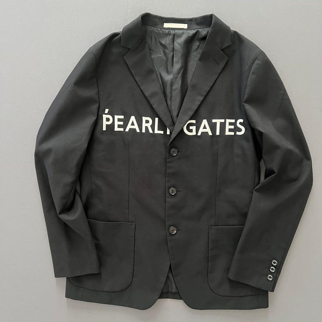 PEARLY GATES パーリーゲイツ　ロゴ刺繍　テーラードジャケット　メンズ