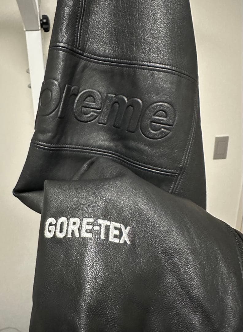 ジャケット・アウター Supreme GORE-TEX Leather Jacket \"Black\"