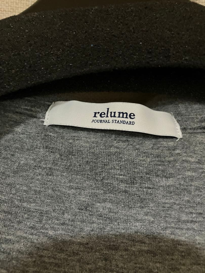 美品！JOURNAL STANDARD relumeフーディーブルゾングレー