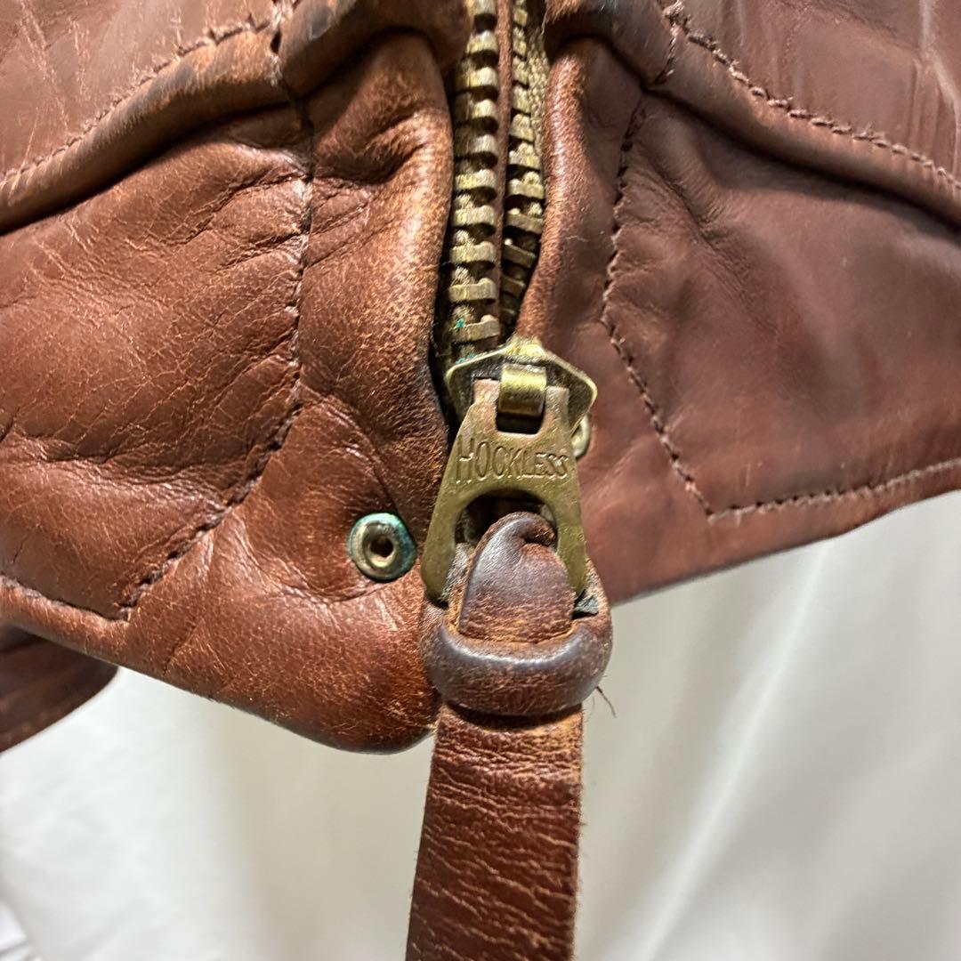 エアロレザー ハイウェイマン プレミア 本革 馬革 レザー ジャケット カスタム