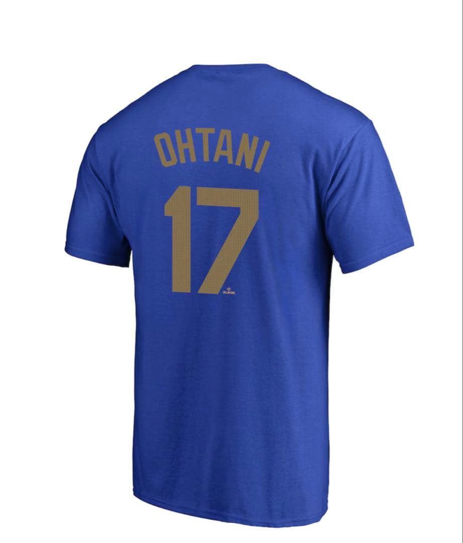 大谷翔平Ｔシャツ ドジャース ゴールドコレクションWS優勝記念 サイズＬ