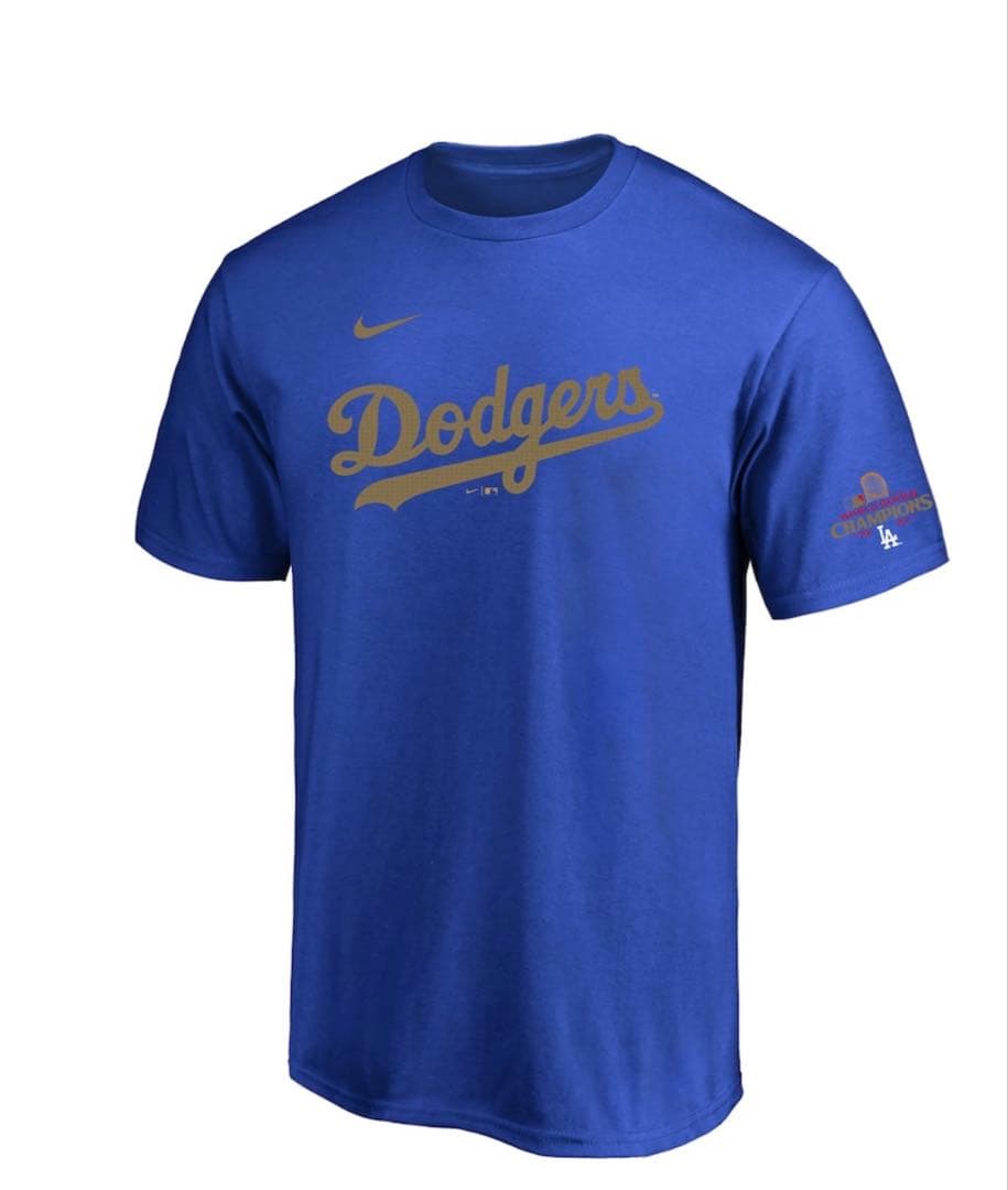 大谷翔平Ｔシャツ ドジャース ゴールドコレクションWS優勝記念 サイズＬ