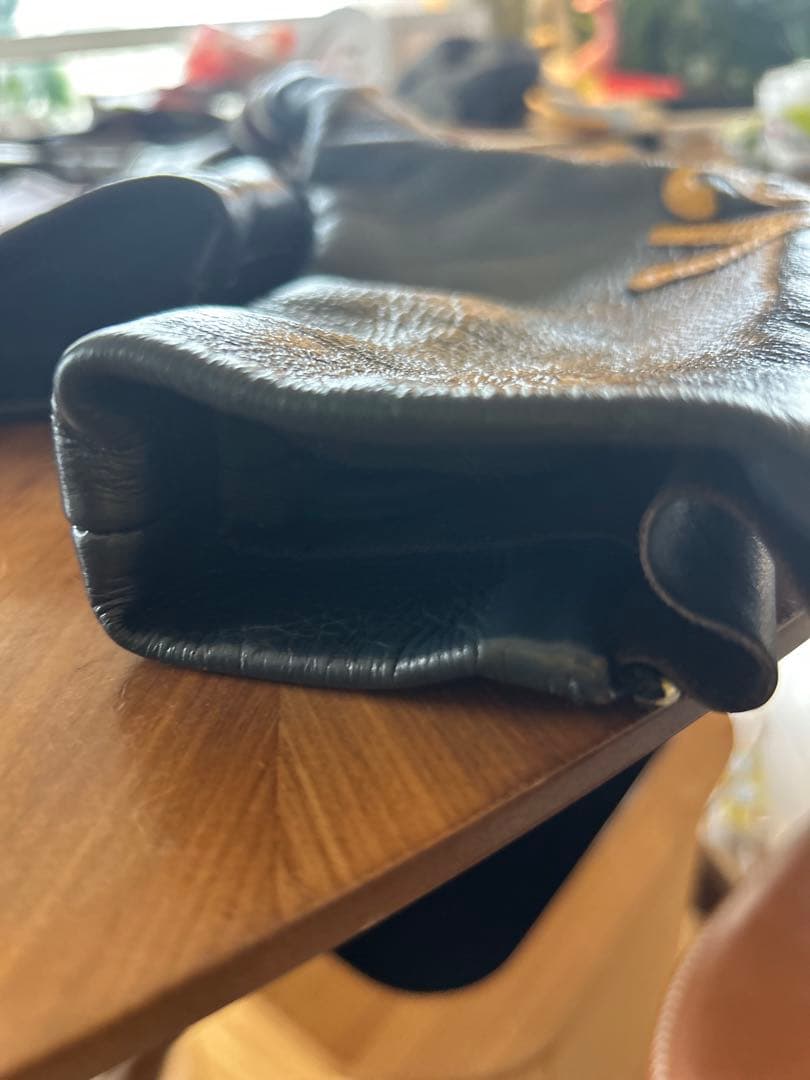 【稀少サイズ】美品 40vanson レザー ライダースジャケット バンソン 革