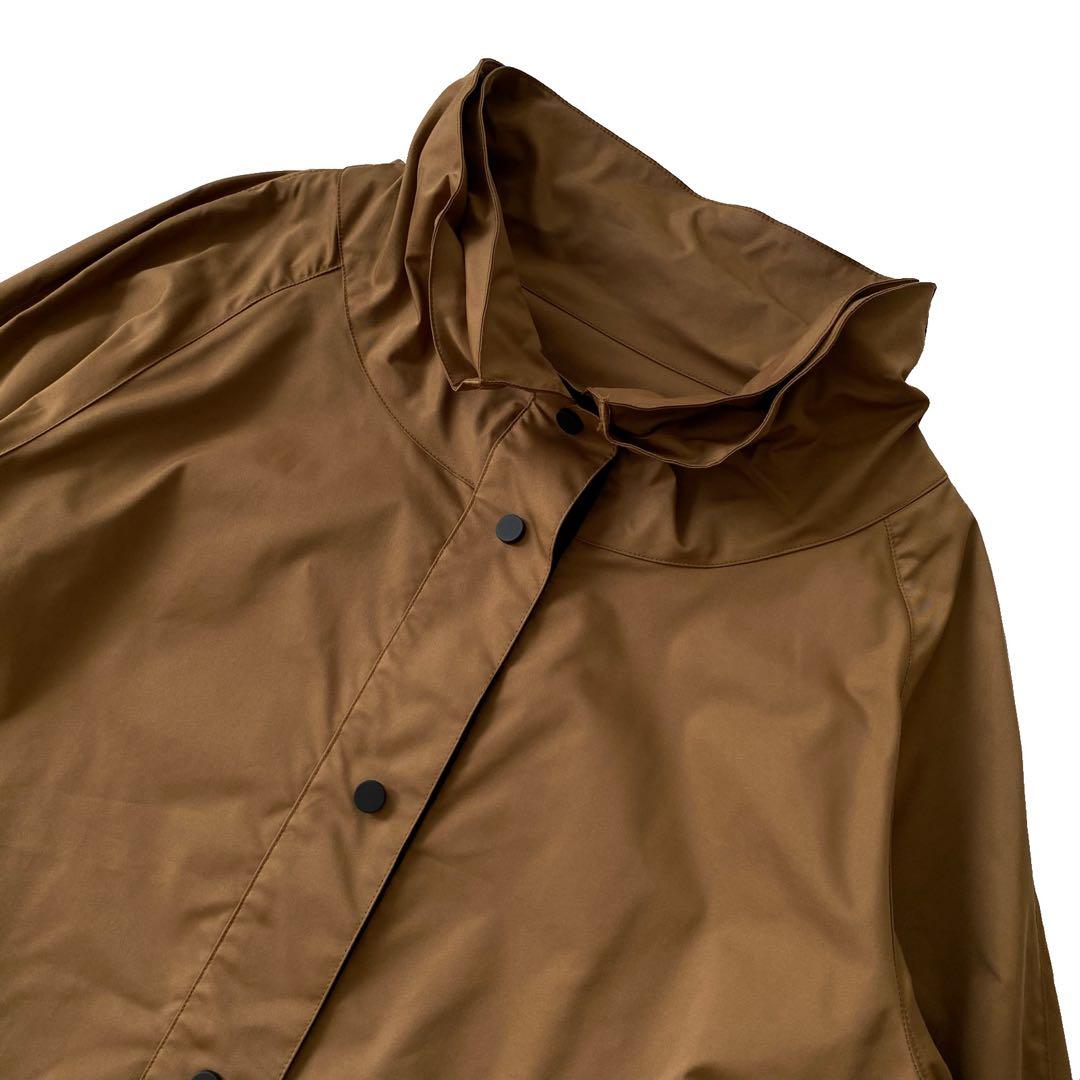 美品 TRUNK ヒロココシノ スタンドカラー ナイロン ジャケット 40 茶