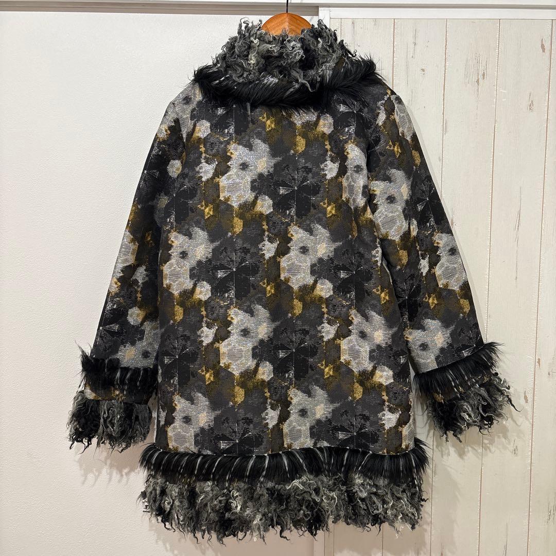 送料込み！ANNASUI フェイクファーコート サイズ2