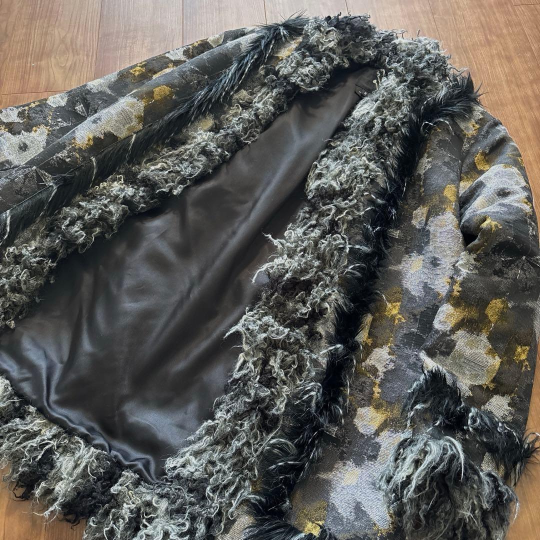 送料込み！ANNASUI フェイクファーコート サイズ2