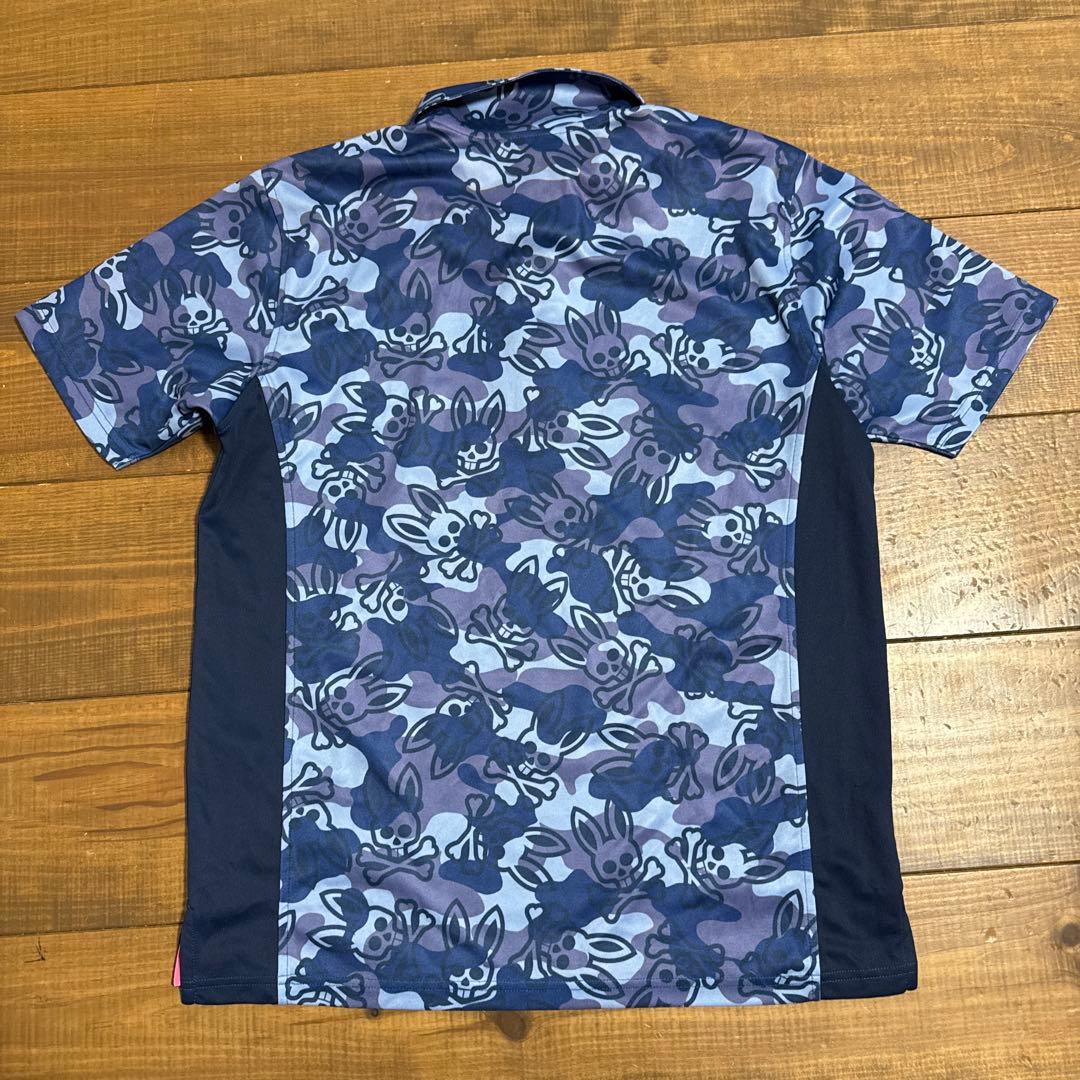 美品　サイコバニー　ポロシャツ　Lサイズ　総柄