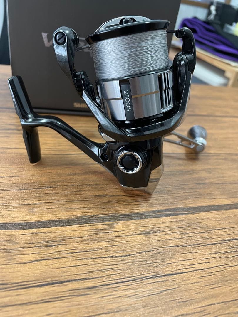 【使用僅か】シマノ 23 ヴァンキッシュ 2500S カスタムハンドル付