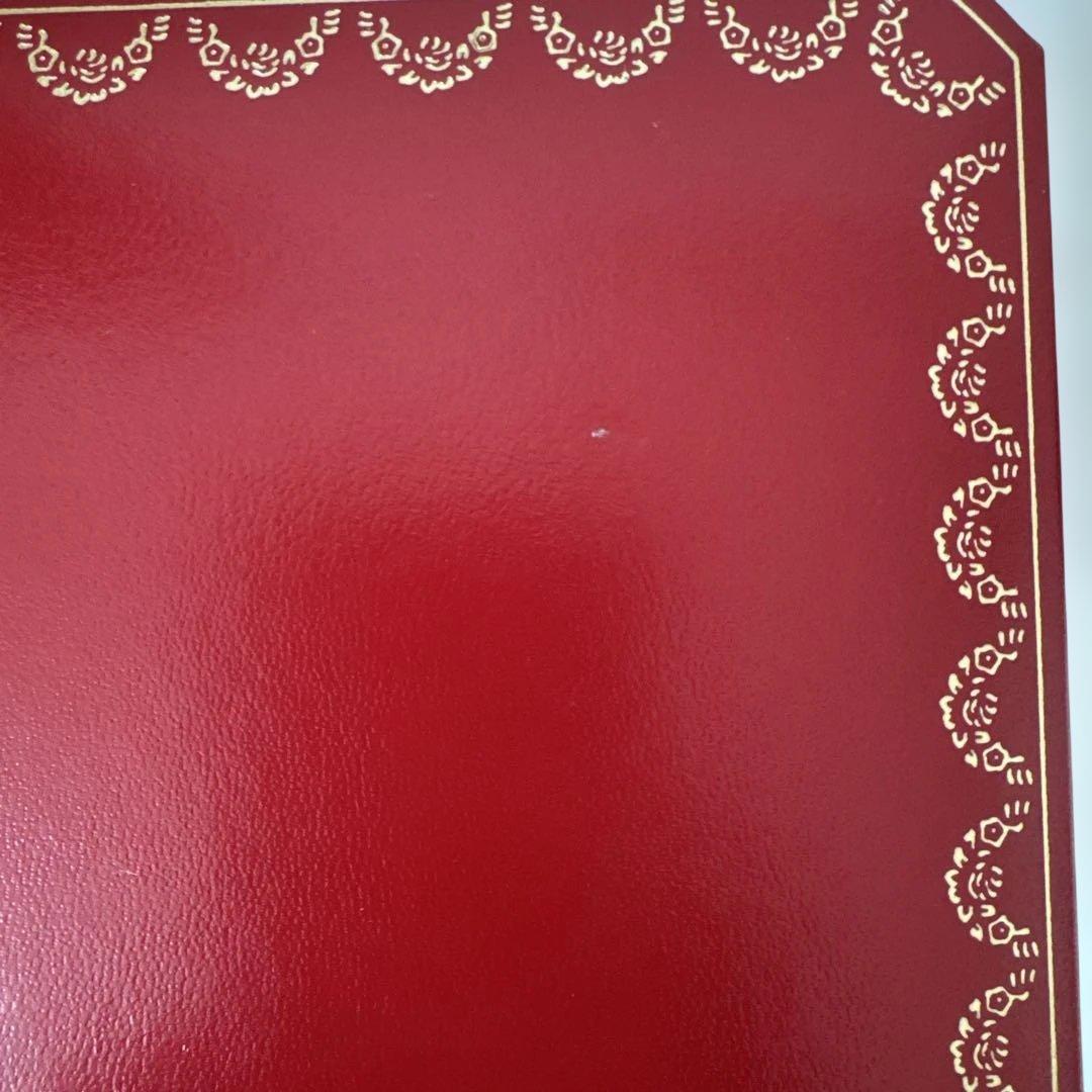 【美品】Cartier 腕時計ケース　ウォッチ空箱　純正　赤 付属品付き