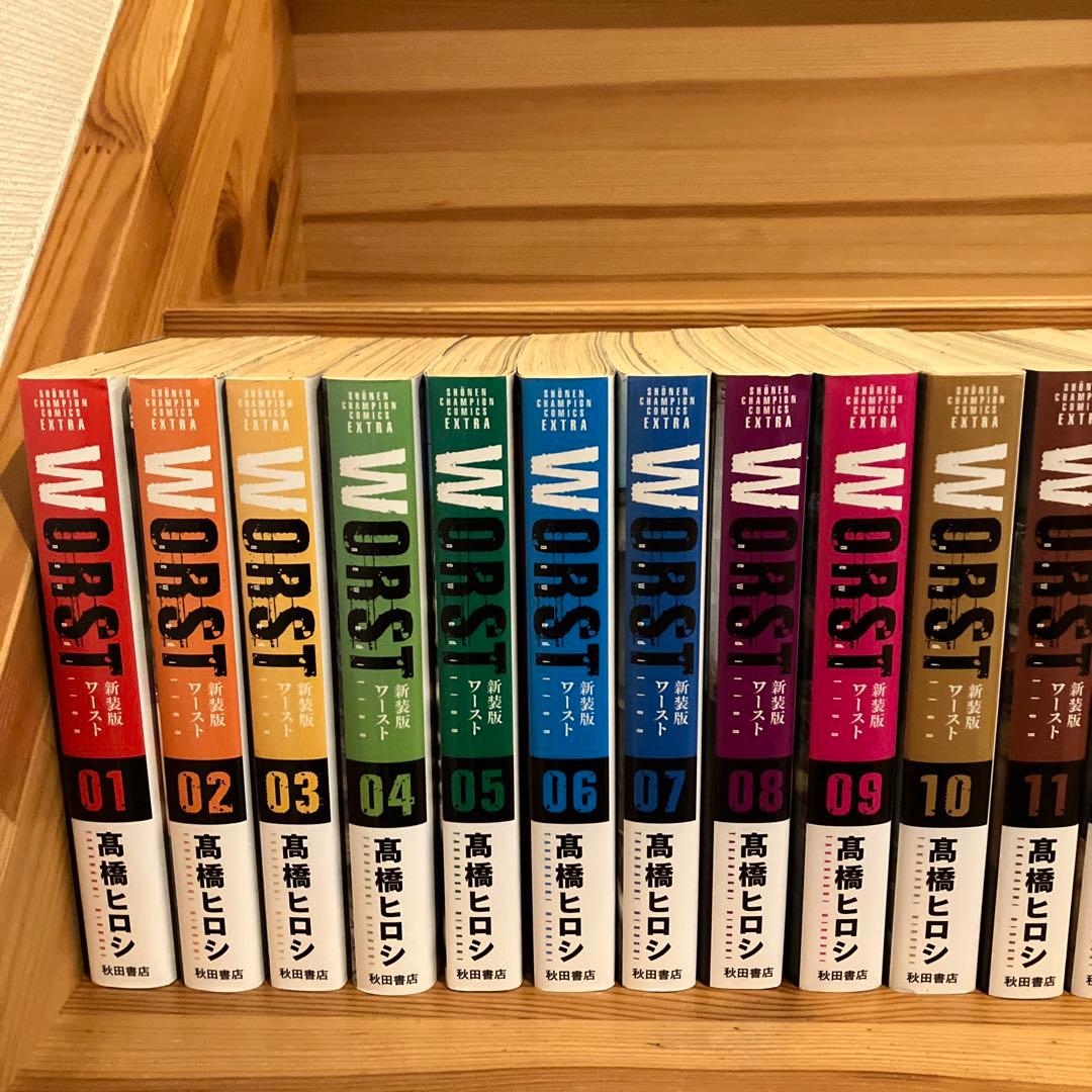 worst 新装版　高橋ヒロシ　秋田書店　全19巻セット