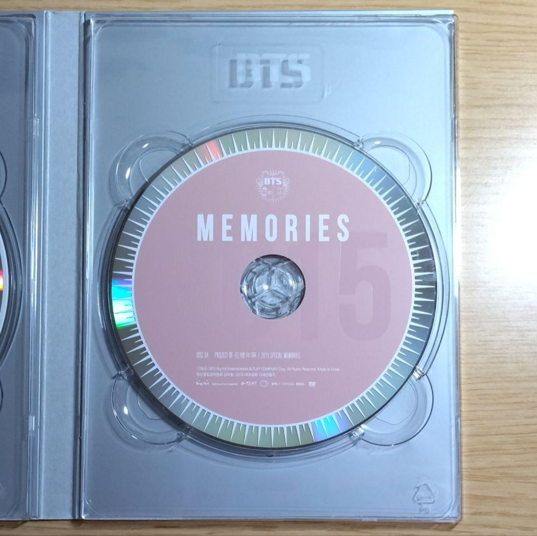 BTS MEMORIES OF 2015 DVD 韓国公認ショップ特典付き