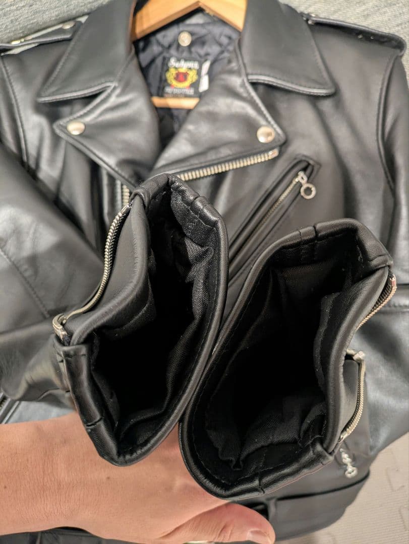 Schott 613UST ワンスター USA製TALL サイズ40 黒 極美品