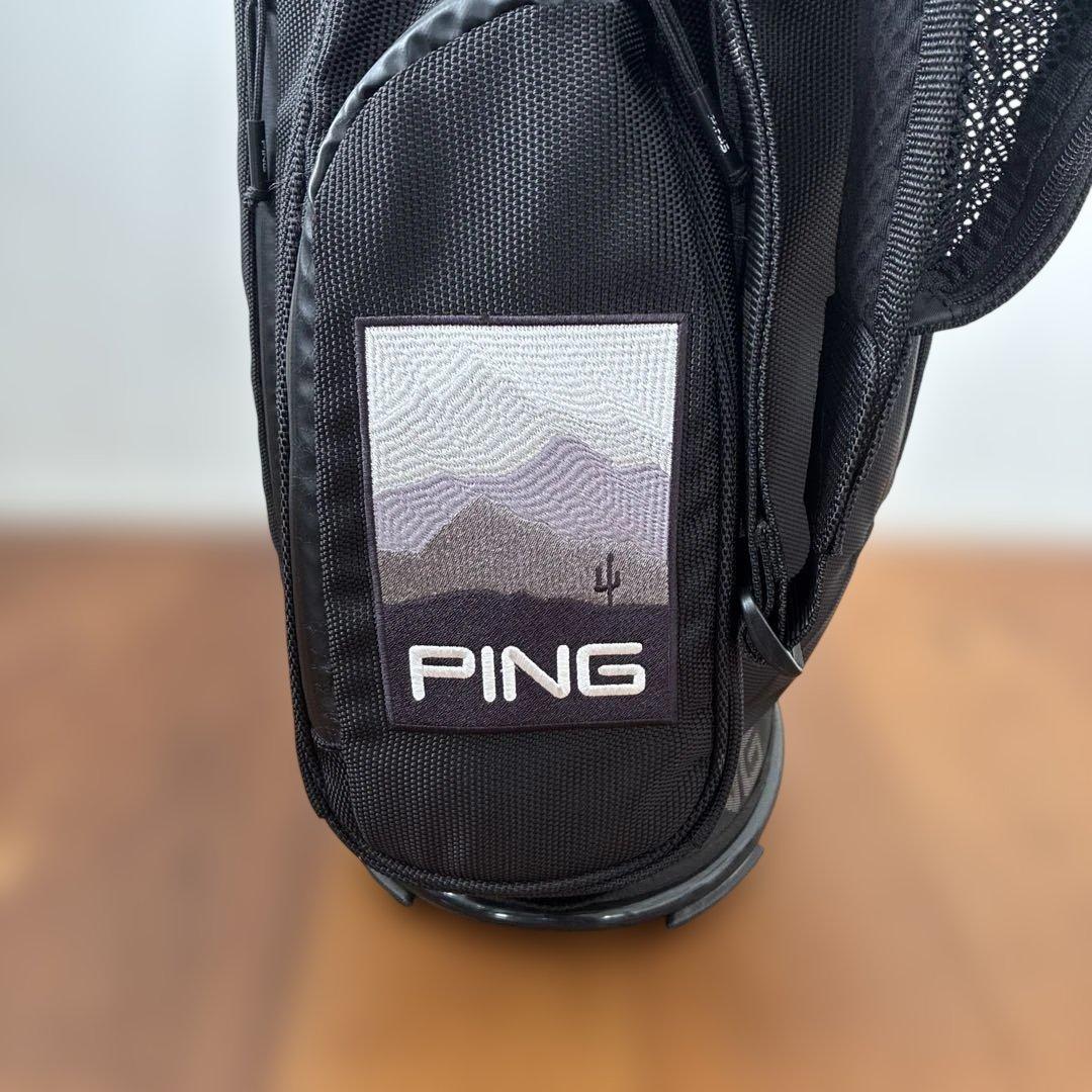 PING キャディバッグ ブラック ゴルフバッグ