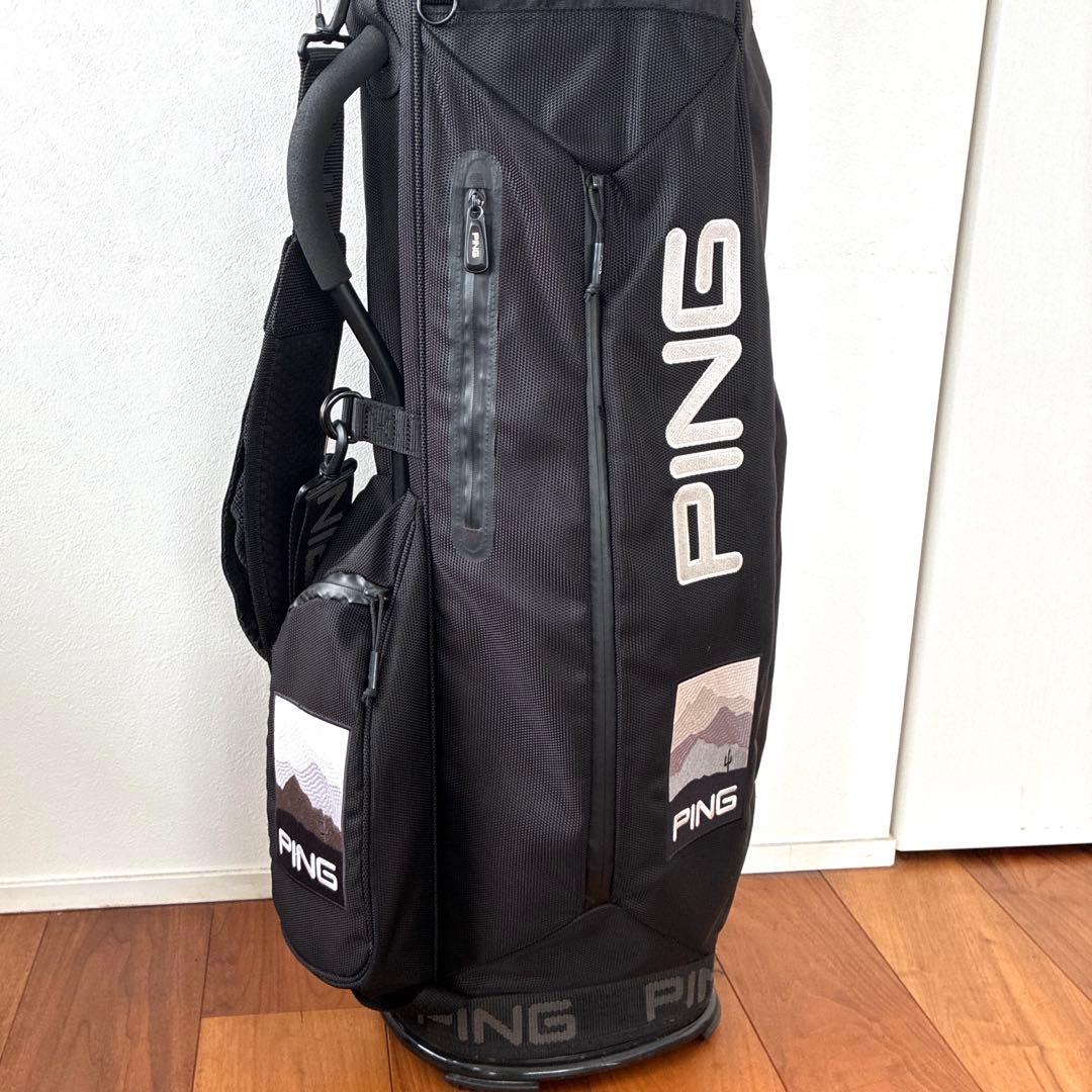 PING キャディバッグ ブラック ゴルフバッグ