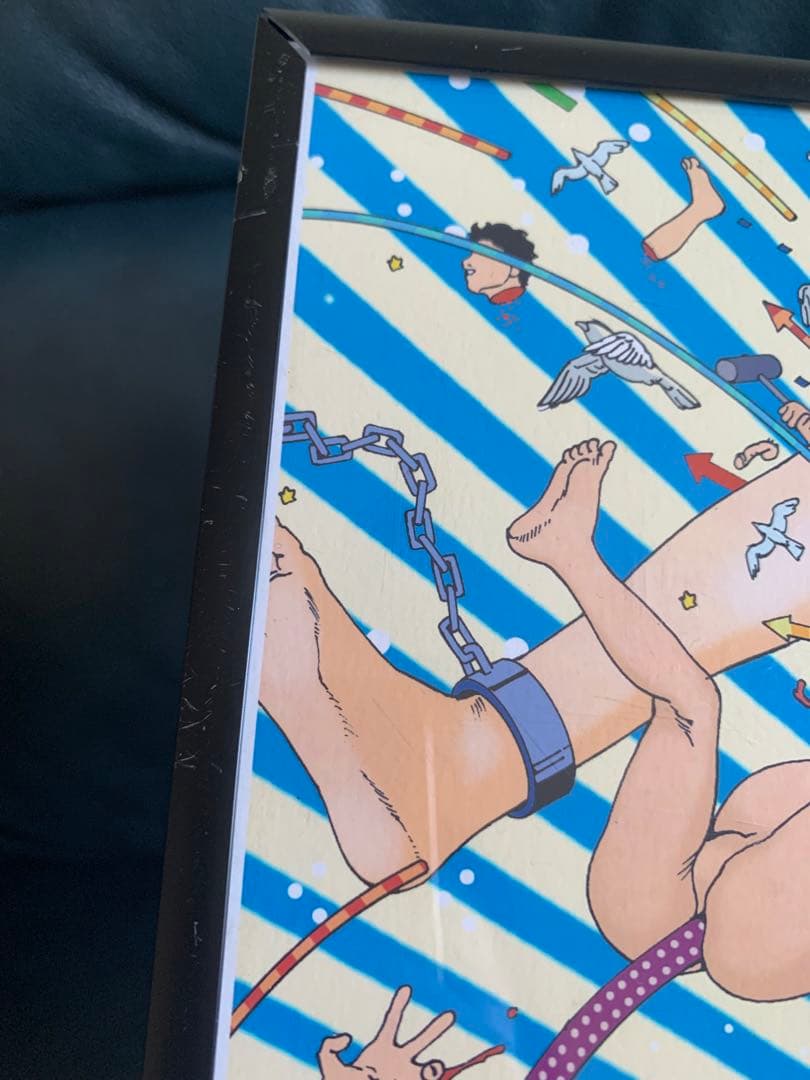 駕籠真太郎　ポスター　A4サイズ　サイン