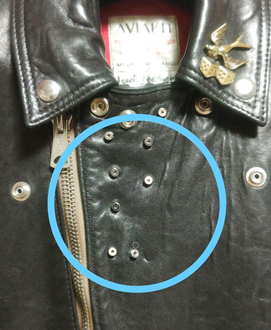 Lewis Leathers　サイクロン　34 レギュラーフィット　シープ