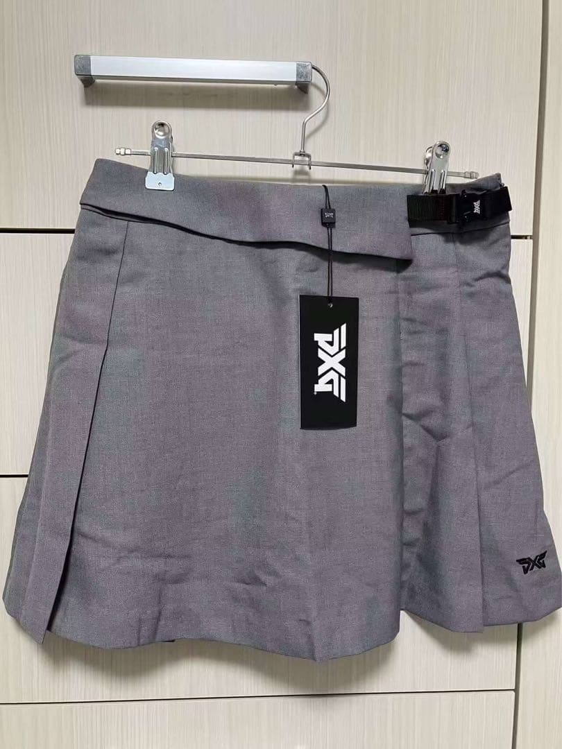 PXG ゴルフウェア レディース ゴルフ スカート グレー Sサイズ　即発送