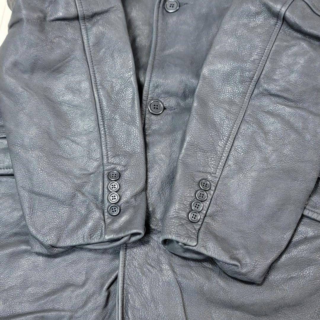 希少 イタリア製 スチュワートレザー Stewart Leather カーコート