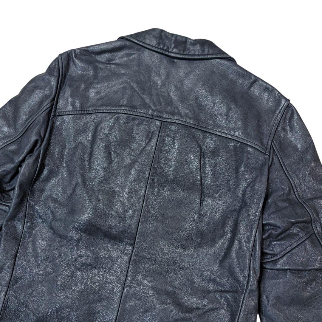 希少 イタリア製 スチュワートレザー Stewart Leather カーコート