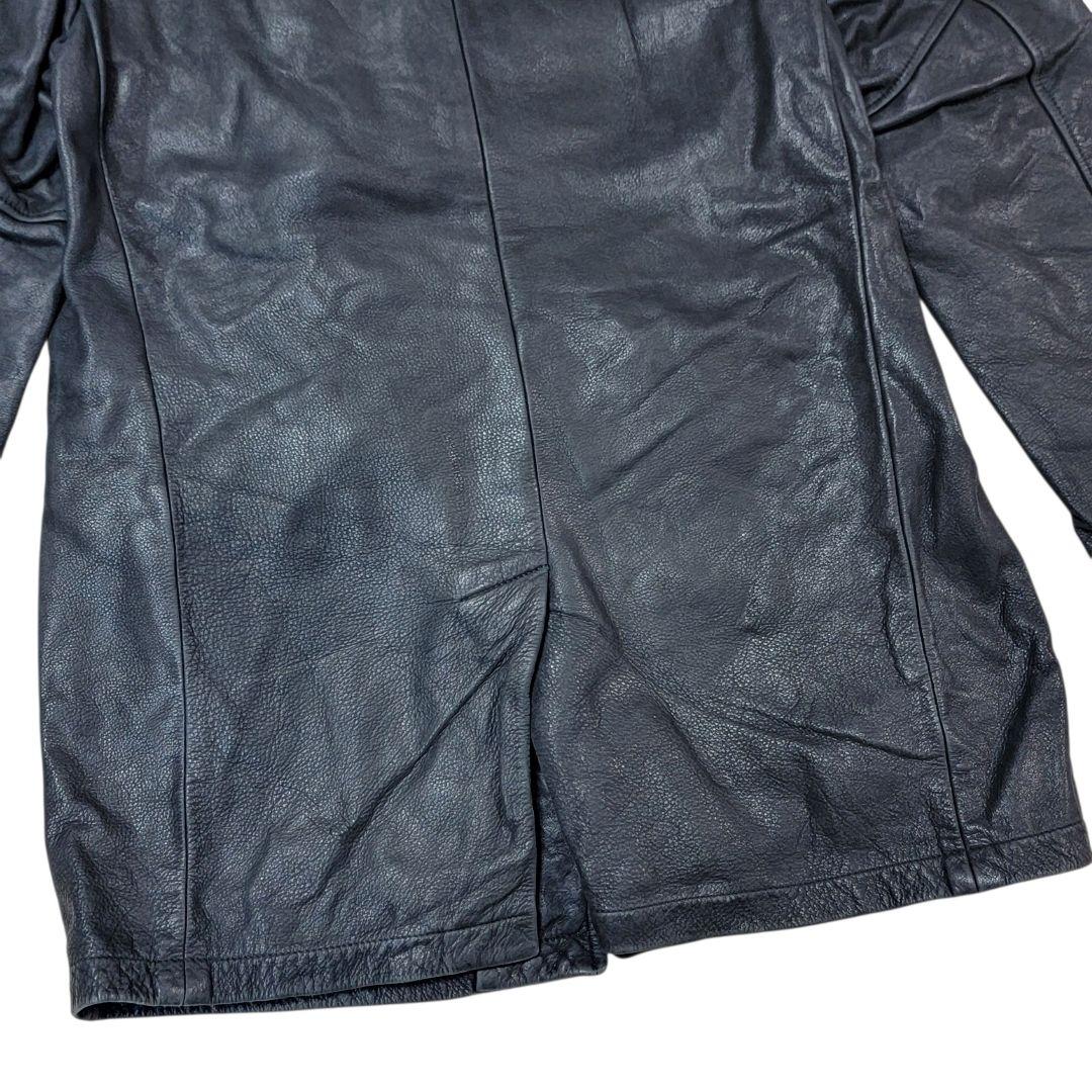 希少 イタリア製 スチュワートレザー Stewart Leather カーコート