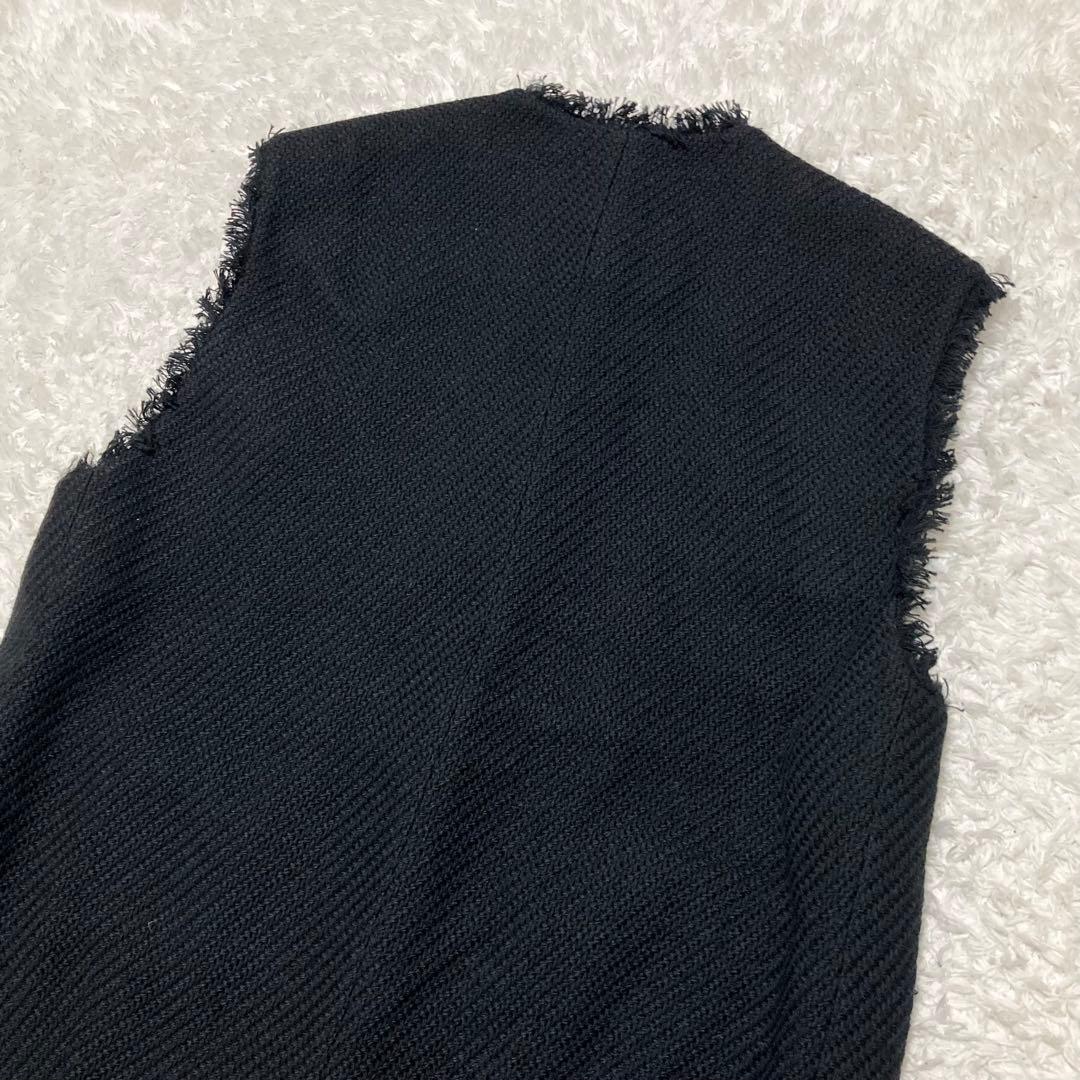 美品♡ イエナ ツイードジレ パールボタン ブラック 定価29,700円