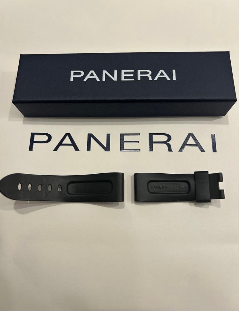 OFFICINE PANERAI ラバーベルト ブラック　XS①