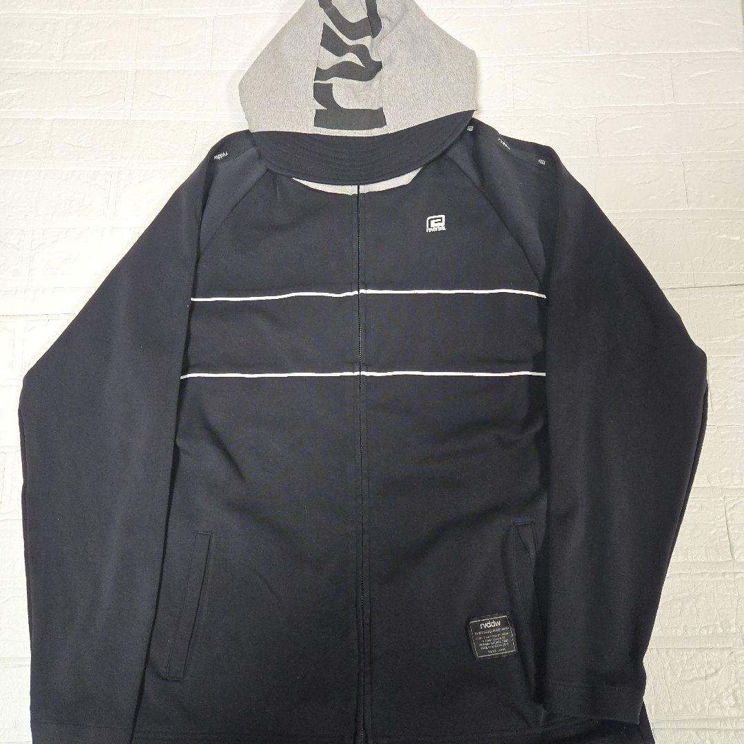 reversal URBAN SWEAT LOGO TAPE ジップパーカー L