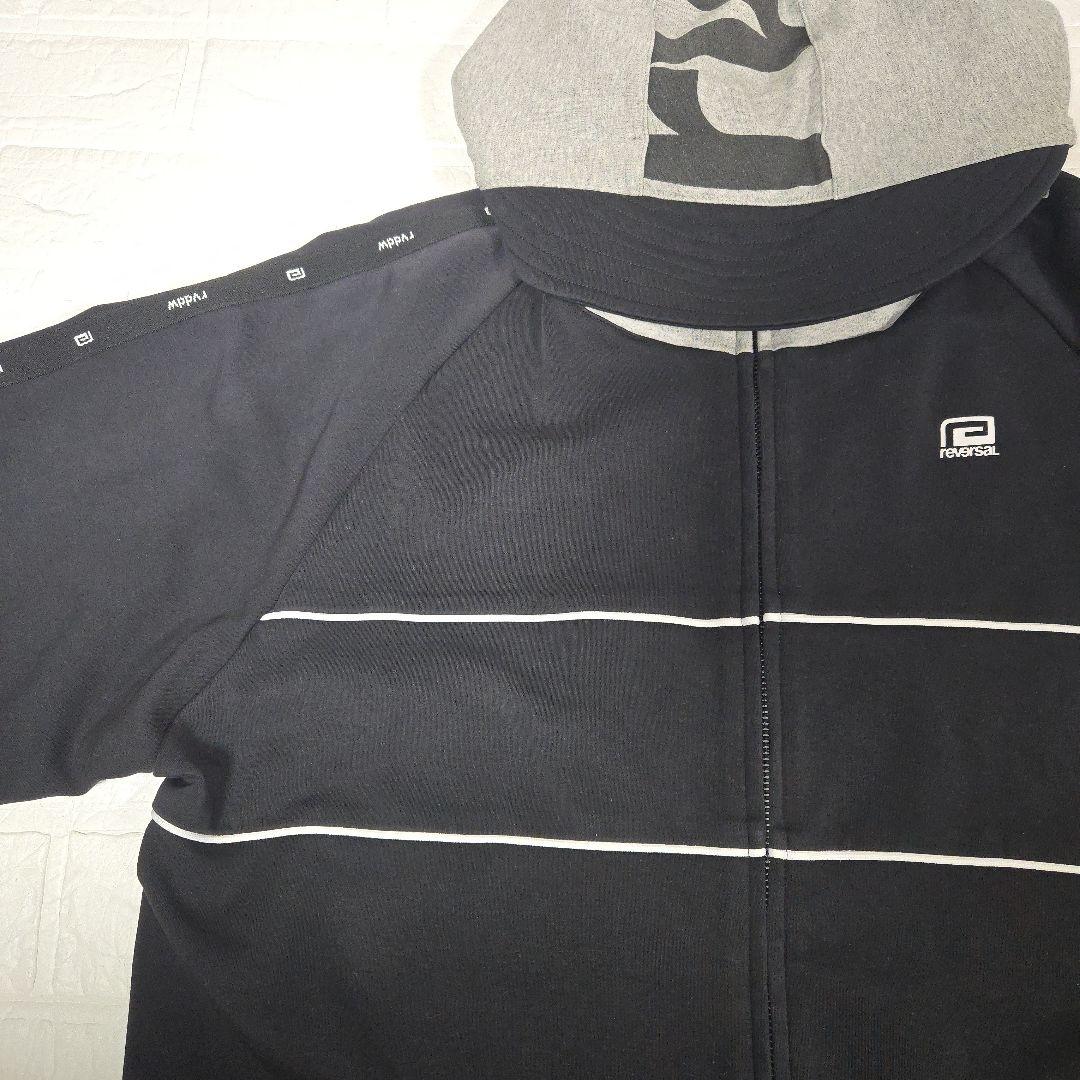 reversal URBAN SWEAT LOGO TAPE ジップパーカー L