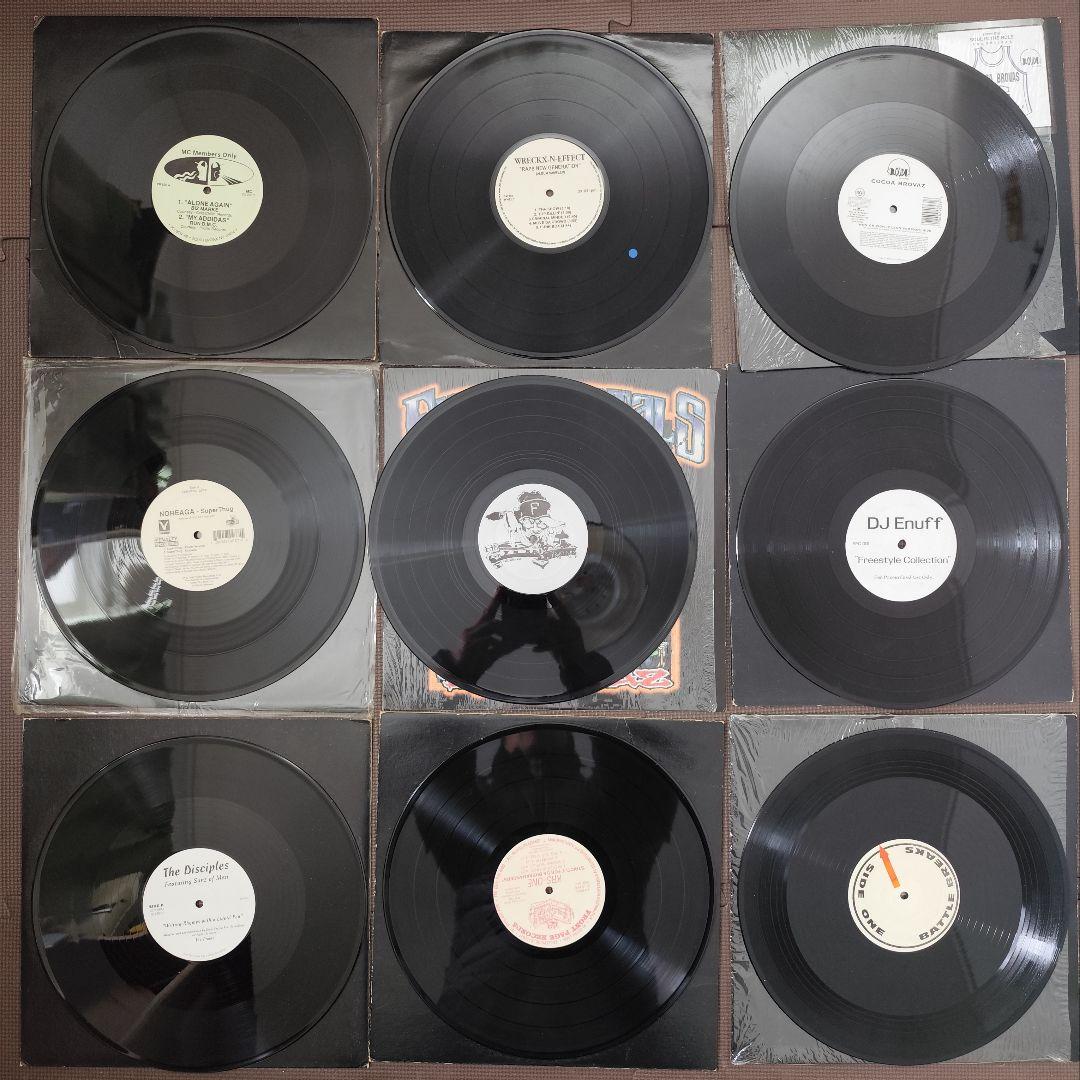 90年代HIPHOPの12インチレコード9枚セット　１