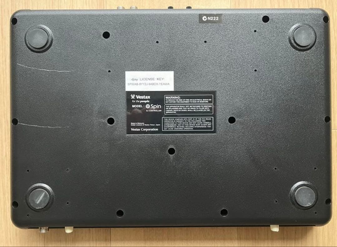 11 Vestax Spin DJコントローラー　ベスタクス