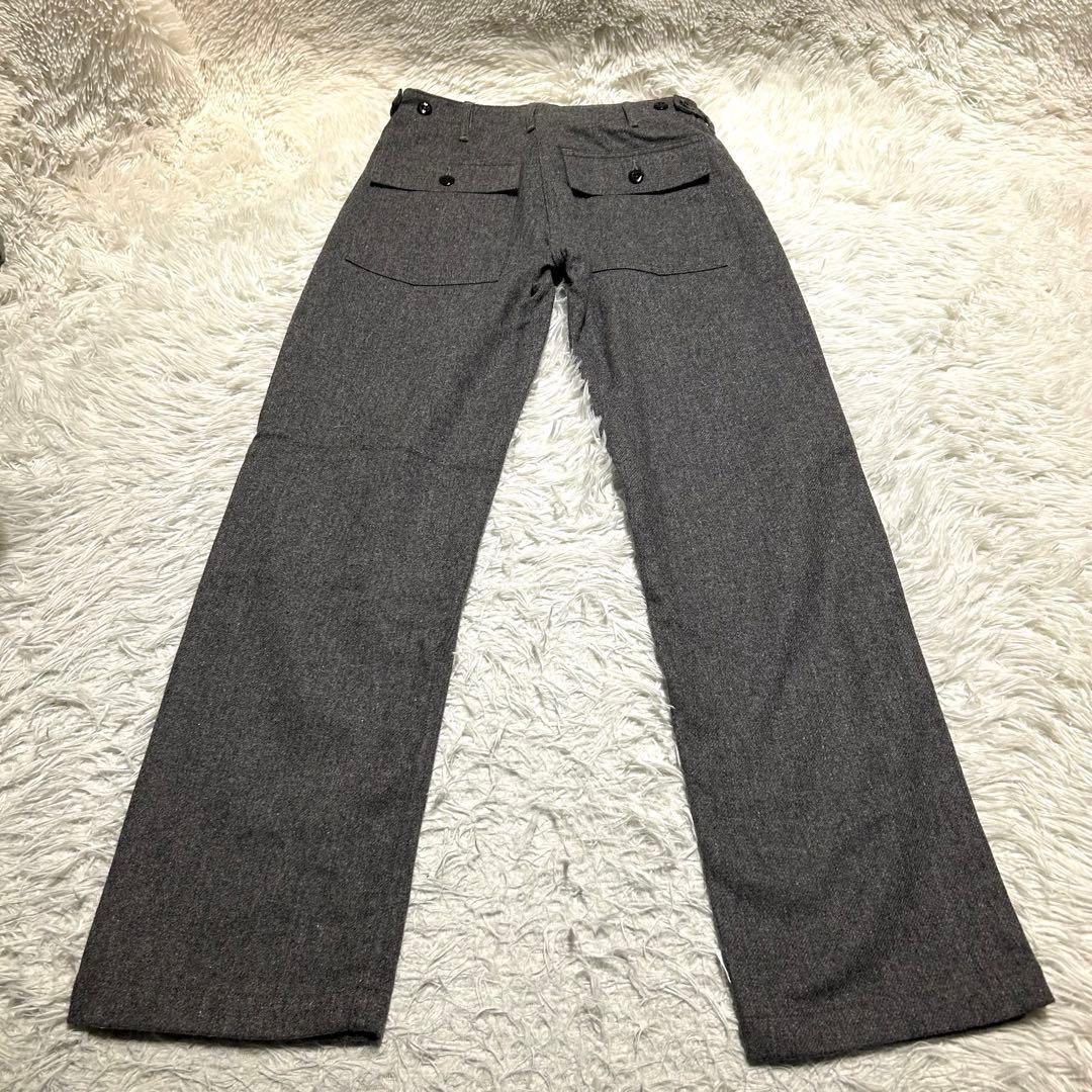 美品✨】orSlow ウール ベイカーパンツ ファティーグパンツ 1 グレー