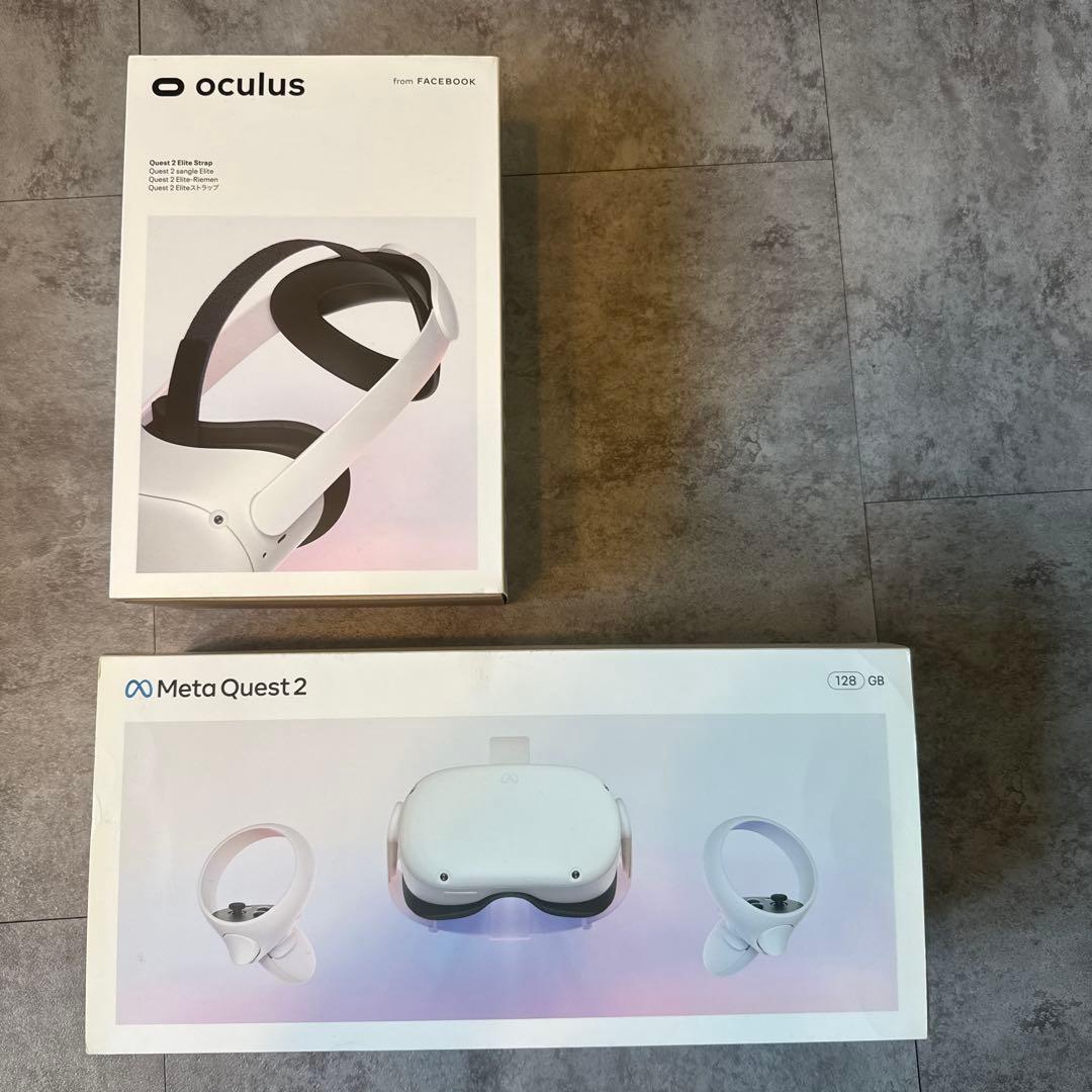 【美品】 Quest 2 & Eliteストラップ おまけ付き