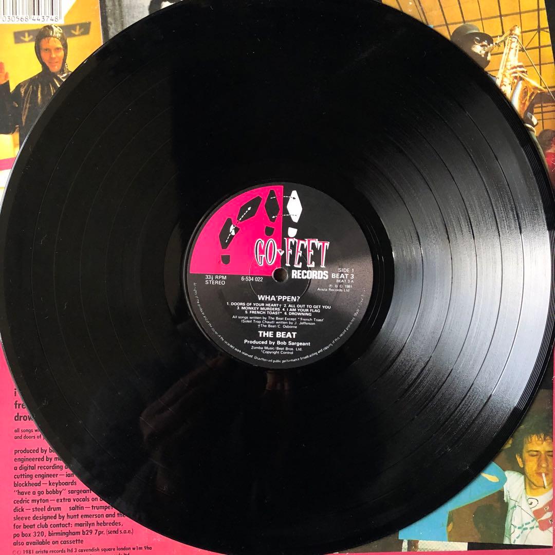 ［レア盤］Wha'ppen? The Beat LPレコード　パワーポップ