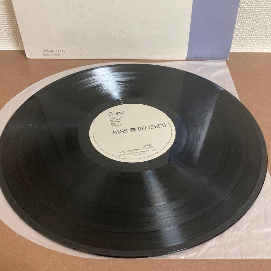 Phew フュー LP レコード 国内オリジナル盤 見本盤　帯付
