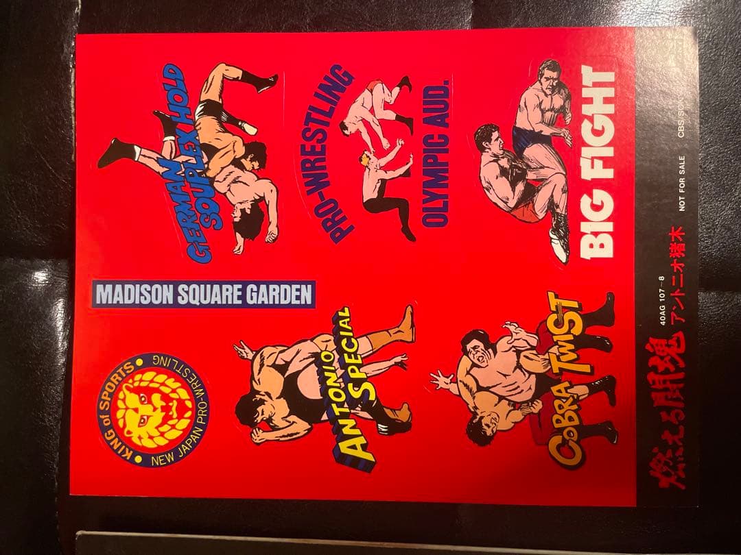【美品】新日本プロレス　スーパー・ファイターのテーマ LP　燃えよ闘魂猪木セット
