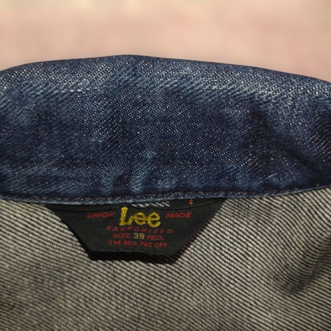 極美品 復刻 Lee 三角タグ 101 濃紺 デニムジャケット1411