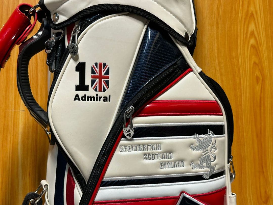 Admiral ゴルフバッグ ショルダーストラップ付き 中古