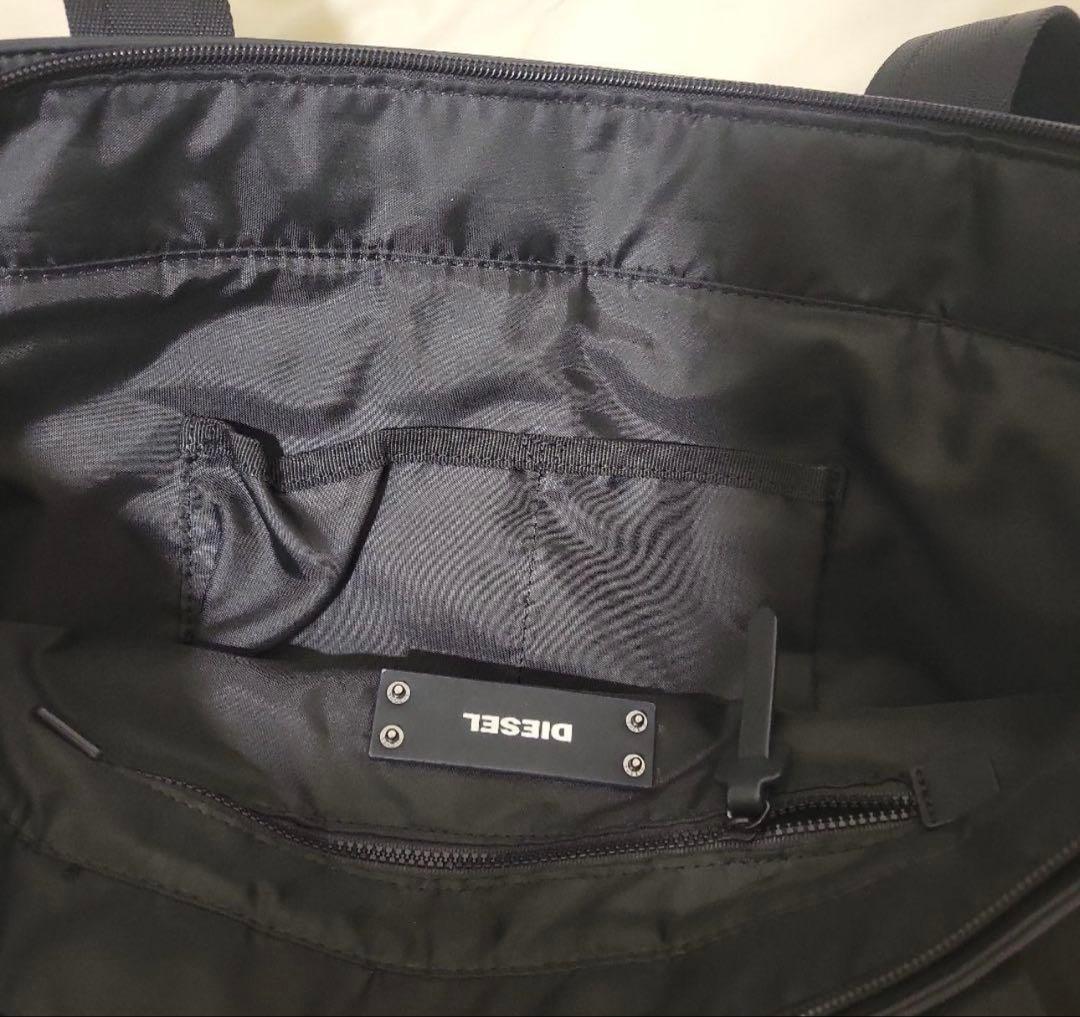 DIESEL ブラック トートバッグ