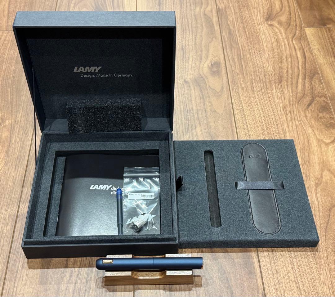 【美品】　LAMY ダイアログCC ブルー　F 14K