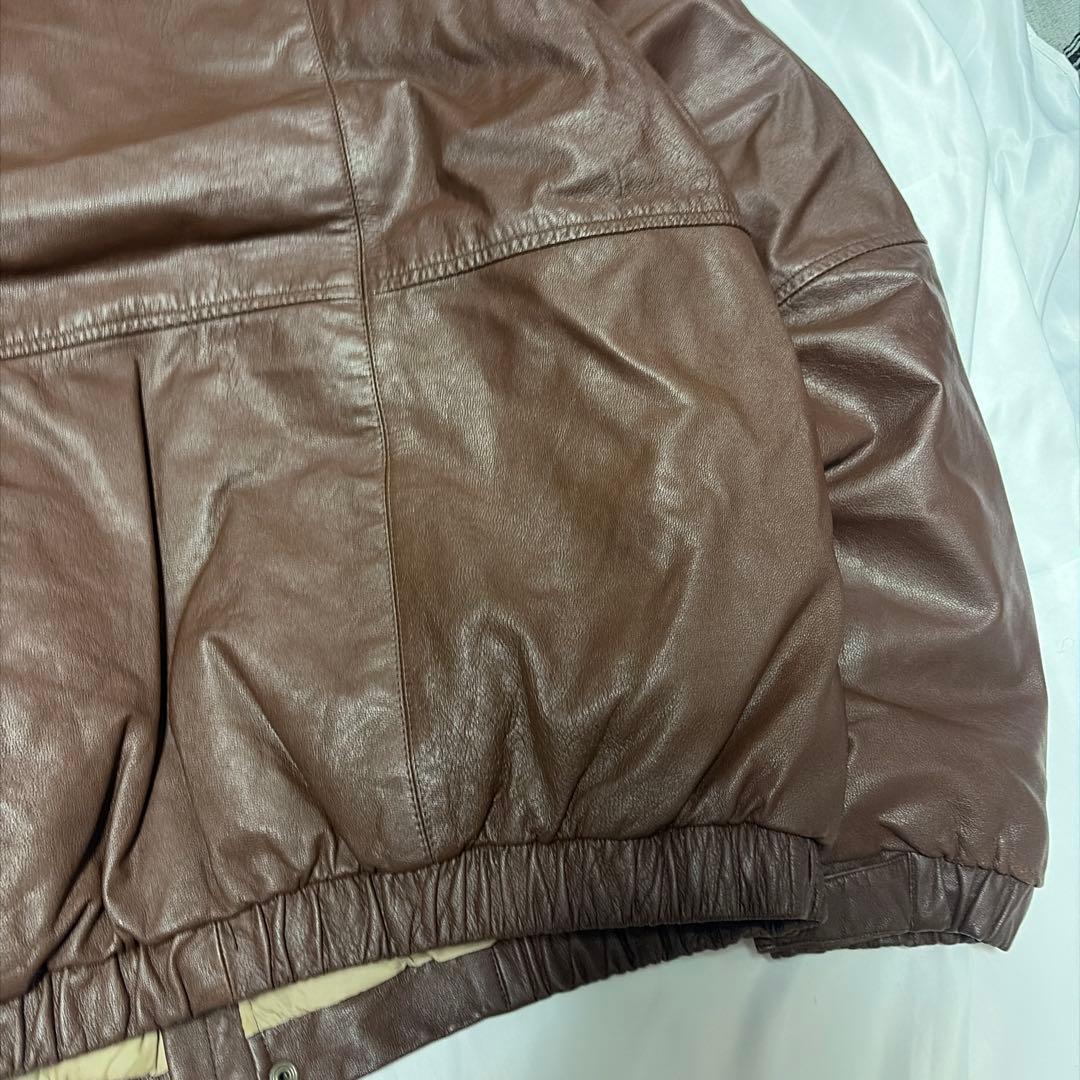T*2様 80s Eddie Bauer Lether Down Jacket